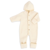 Merino Wool Fleece Snugglesuit / Pramsuit by Engel