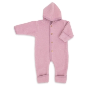 Merino Wool Fleece Snugglesuit / Pramsuit by Engel
