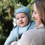 Soft Merino Wool Fleece Bonnet