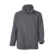 Adult\'s Organic Merino Wool Fleece Jacket With Cuffs