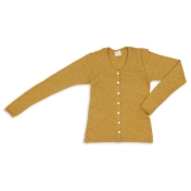 Women\'s Fine-Knit Cardigan in Pure Organic Merino Wool