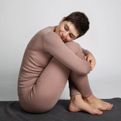 Women's Leggings in Merino Wool & Silk