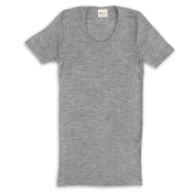Women\'s Short Sleeved Tee in Merino Wool Silk Blend
