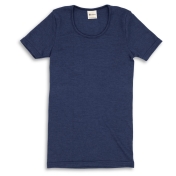 Women\'s Short Sleeved Tee in Merino Wool Silk Blend