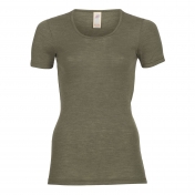 Women\'s Short Sleeved Tee in Merino Wool Silk Blend