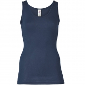 Women\'s Simple Vest in Merino Wool and Silk