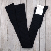 Adult's Extra Long Over the Knee Socks In Organic Wool & Cotton