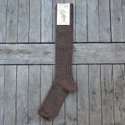 Adult\'s Knee Length Socks In Organic Wool & Cotton
