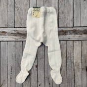 Leggings With Feet in Wool and Cotton
