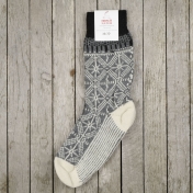 Adult\'s Jacquard Socks in Organic Wool