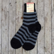 Organic Wool Striped Socks for Women