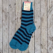Organic Wool Striped Socks for Women