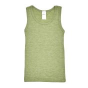 Children's Sleeveless Vest in Organic Cotton, Wool and Silk