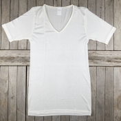 Women's Short-Sleeved Vest in 100% Mulberry Silk Women's Short-Sleeved Vest in 100% Mulberry Silk