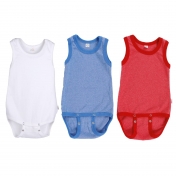 Organic Cotton Sleeveless Bodysuit
