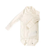 Wrap Baby-Body in Silk & Wool with Fold-Over Scratch Mitts
