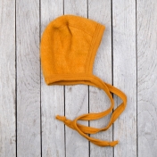Soft Bonnet in Brushed Merino Wool Terry