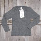 Organic Wool and Silk Long-Sleeved Shirt
