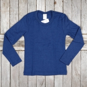 Organic Wool and Silk Long-Sleeved Shirt