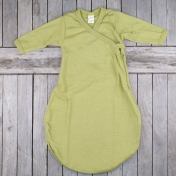 Organic Wool & Silk Fine Rib Sleeping Bag with Arms