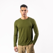Men\'s Long-Sleeved Shirt in Organic Cotton