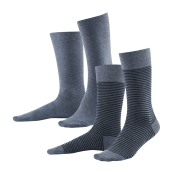 2-Pack Adult\'s Socks in Organic Cotton with Elastane