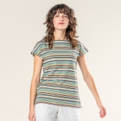 Women\'s Reka T-Shirt in Organic Cotton and Linen
