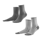 2-Pack of Women\'s Alexis Socks in Organic Cotton with Elastane