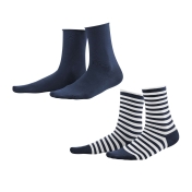 2-Pack of Women\'s Alexis Socks in Organic Cotton with Elastane