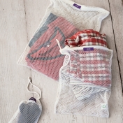 2-Pack of Organic Cotton Laundry Bags