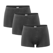 3-Pack of Men\'s Boxer Trunks in Organic Cotton with Elastane