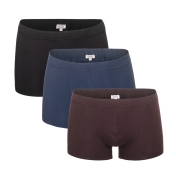 3-Pack of Men\'s Boxer Trunks in Organic Cotton with Elastane