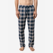 Men\'s Brushed Flannel Pyjama Bottoms in Organic Cotton