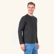Men\'s Henley Shirt in Organic Cotton