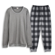 Men\'s 2-Piece Pyjamas in Soft Organic Cotton Jersey