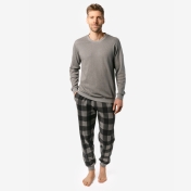 Men's 2-Piece Pyjamas in Soft Organic Cotton Jersey