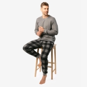 Men\'s 2-Piece Pyjamas in Soft Organic Cotton Jersey