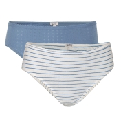 2-Pack Women\'s Pointelle Briefs in 100% Organic Cotton
