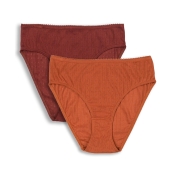 2-Pack Women\'s Pointelle Briefs in 100% Organic Cotton