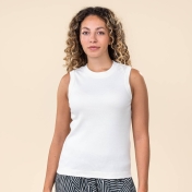 Women's Rita Sleevless Top in Organic Cotton