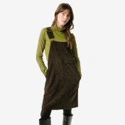 Women\'s Sonea Pinafore Dress in Organic Cotton Corduroy