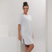 Women's Fitted Nightshirt in Organic Cotton