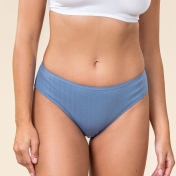 2-Pack Women's Pointelle Briefs in 100% Organic Cotton