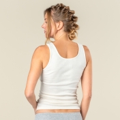 Women\'s 100% Organic Cotton Sleeveless V-Neck Vest