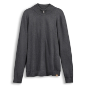 Men’s Zip-Up Cardigan in Organic Cotton & Wool
