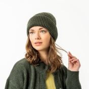 Women's Stockholm Chunky Knit Beanie in Organic Wool