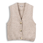Women\'s Birte Button-Up Waistcoat in Organic Wool