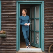 Men's Organic Wool & Cotton Long Johns