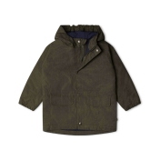 Waxed Organic Cotton Zip Jacket