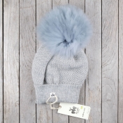 Baby Alpaca Pom Pom Hat